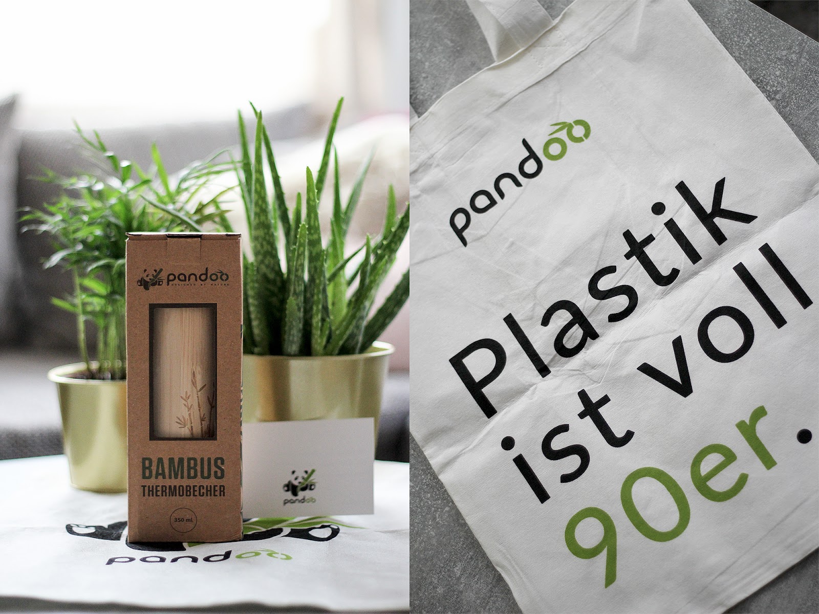 Go Green with Pandoo Plastikfreie Alternativen GOLDEN SHIMMER