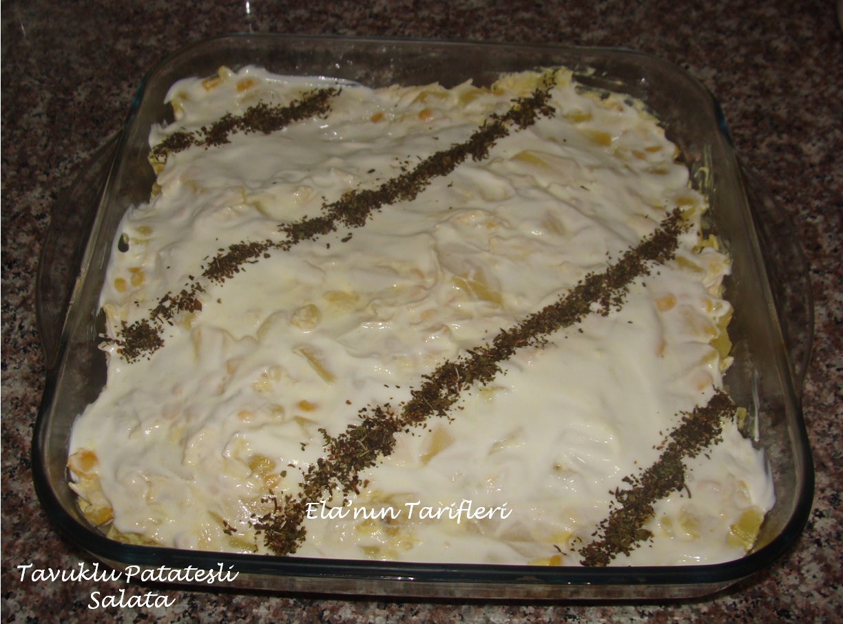 Tavuklu Patates Salatası Tavuklu Patates Salatası
