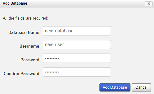 Database Management, Ipage Hosting
