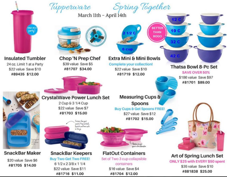 Inspiration CAN be found EVERYWHERE!: Its a new Tupperware Month