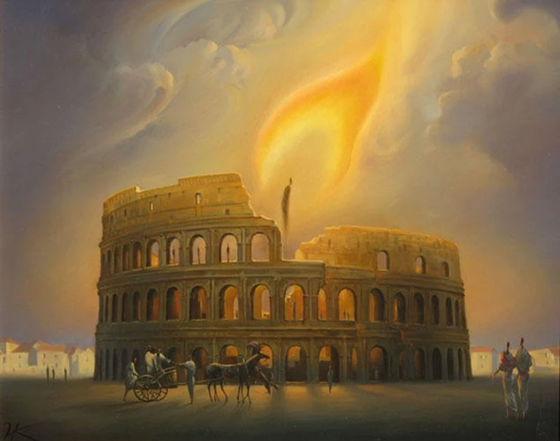 Vladimir Kush 1965 | Russian painter | The Surreal Landscapes