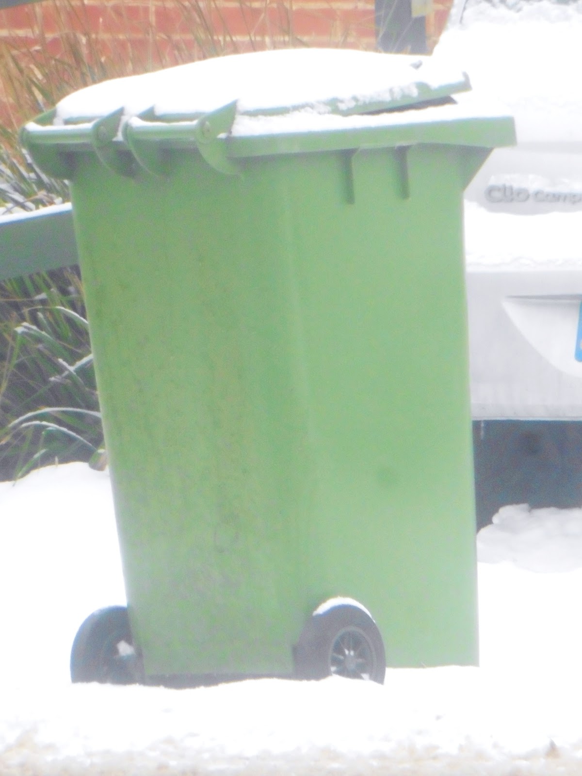 Old Buckenham blog Collecting bins in Old Buckenham