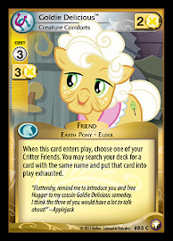 My Little Pony Goldie Delicious, Creature Comforts Equestrian Odysseys CCG Card