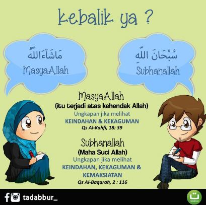 Perbedaan Kata Subhanallah Dan Masya Allah Berbagai Perbedaan