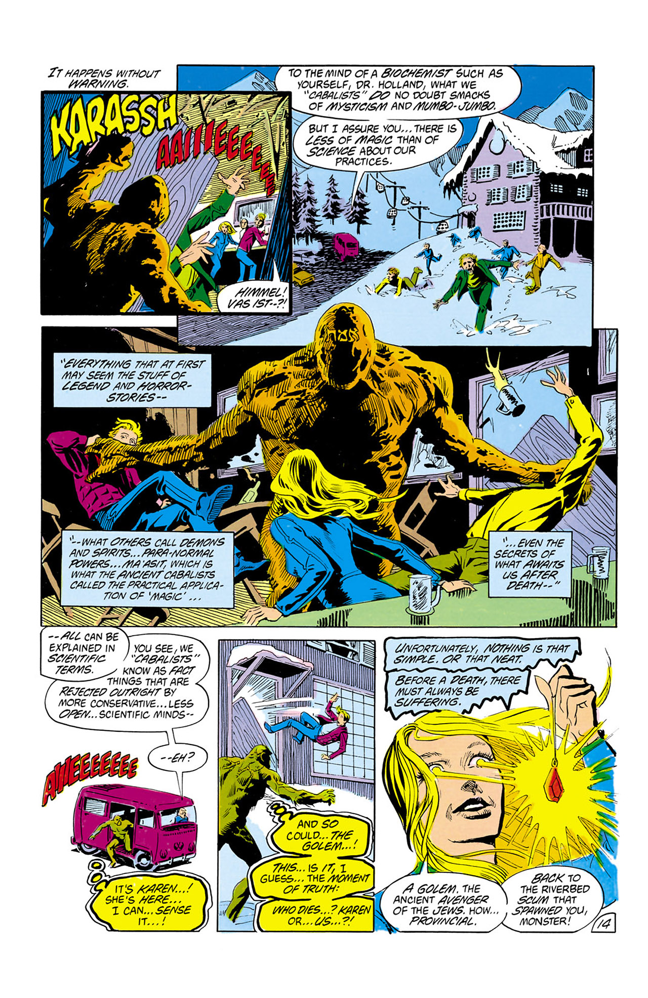 Read online Swamp Thing (1982) comic -  Issue #11 - 15