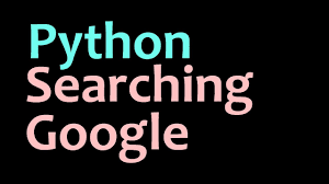 How to create a simple google search in python