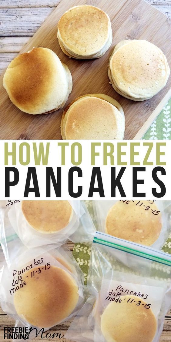 conto blog k.o.p How to Freeze Pancakes