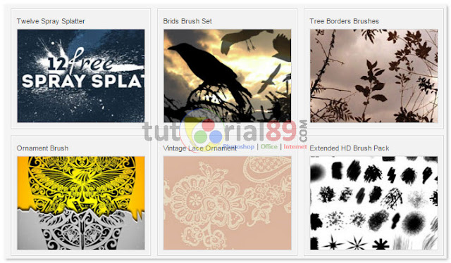 Kumpulan situs tempat download brushes photoshop gratis Kumpulan situs tempat download brushes photoshop gratis