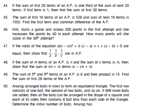Sequence , A.P important questions ,general terms,sum of series,