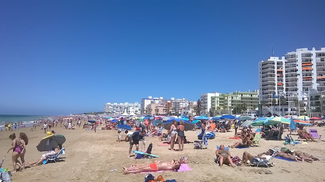 Пляжи Испании побережье Атлантического океана Playa de la Costilla