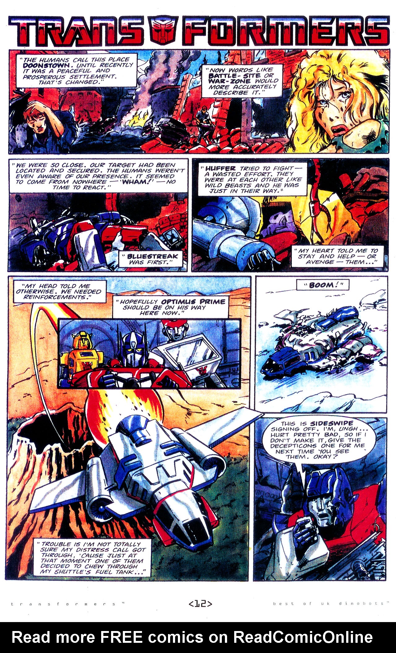 Read online The Transformers: Best of UK: Dinobots comic -  Issue #3 - 15