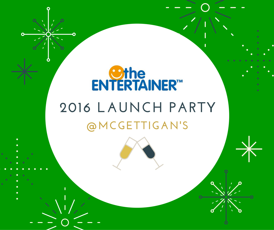 [Singapore] Entertainer 2016 Launch at McGettigan's! Talking Evilbean