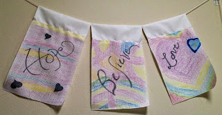 Creative Circle prayer flags