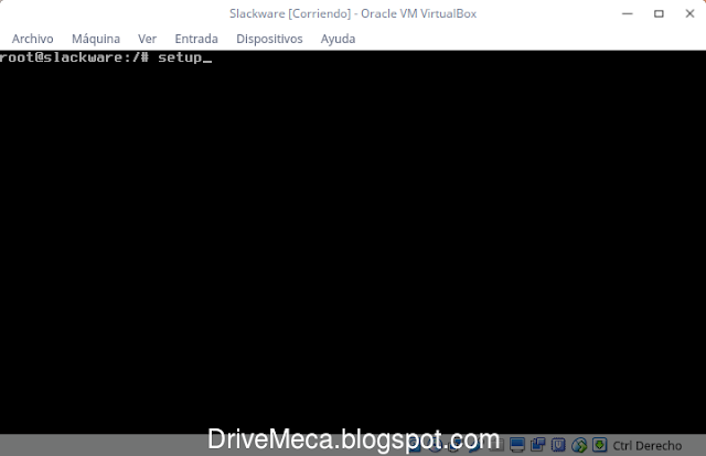 DriveMeca instalando Slackware Linux paso a paso