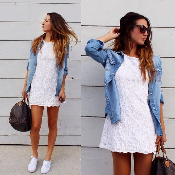 robe blanche basket