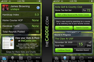 The Caddie: Pro - a must-have iPhone Golf App for golfers