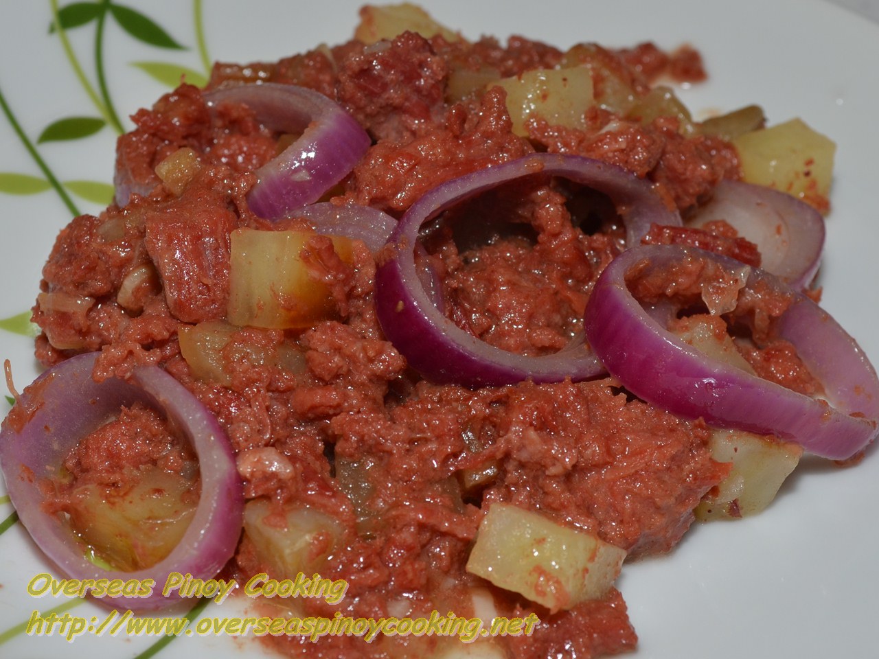 Ginisang Corned Beef with Potato, Ginisang Carne Norte at Patatas