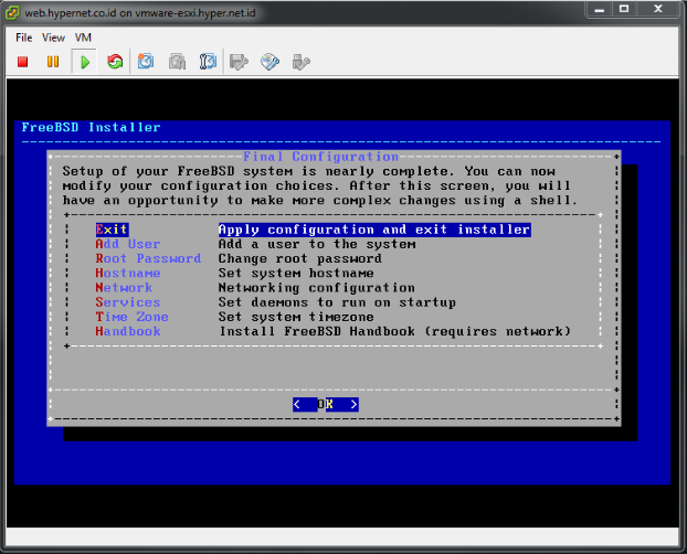 Instalasi FreeBSD 10 with ZFS File System