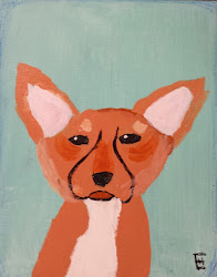 dog paintings acrylic portrait face class fur