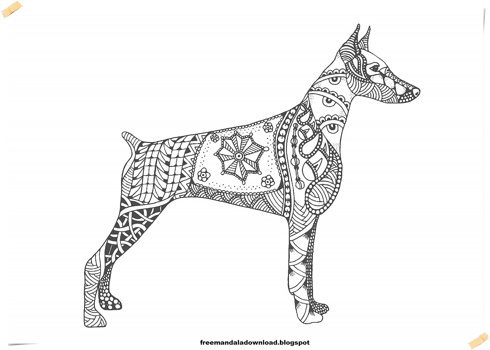 Mandala Tiere-Mandala animals Mandala Tiere-Mandala animals