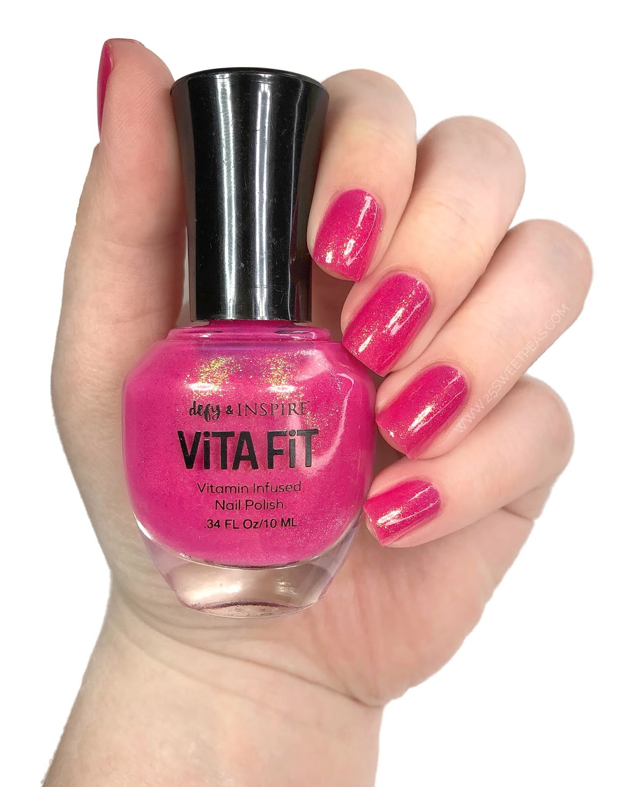 Defy & Inspire Vita Fit Nail Polish First Impression — 25 Sweetpeas