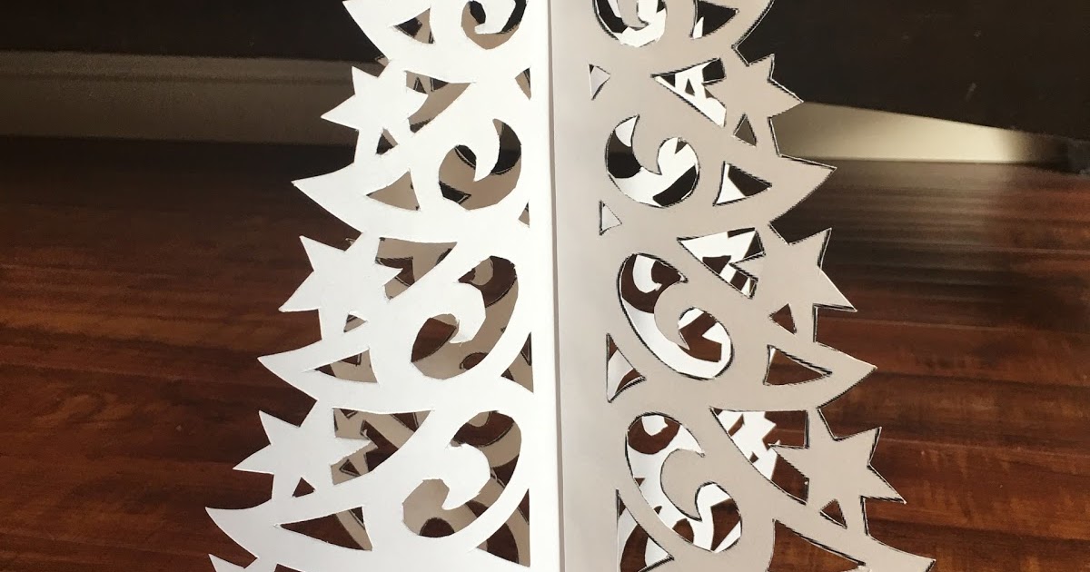 SimpleJoys Paper Cutout Christmas Tree