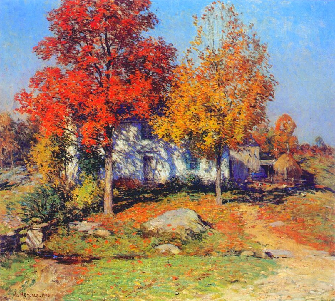 Willard Leroy Metcalf The Ten American painters Group Tutt'Art