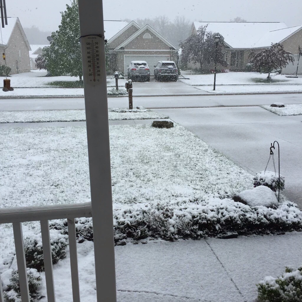 Scott Sabol's World of Weather How Rare is May Snow in Cleveland?