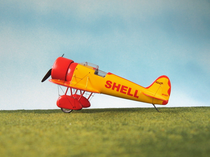 Shell Model Airplanes Travel Air Mystery Ship Shell racer, 1/72 scale scratchbuilt - Ready ...