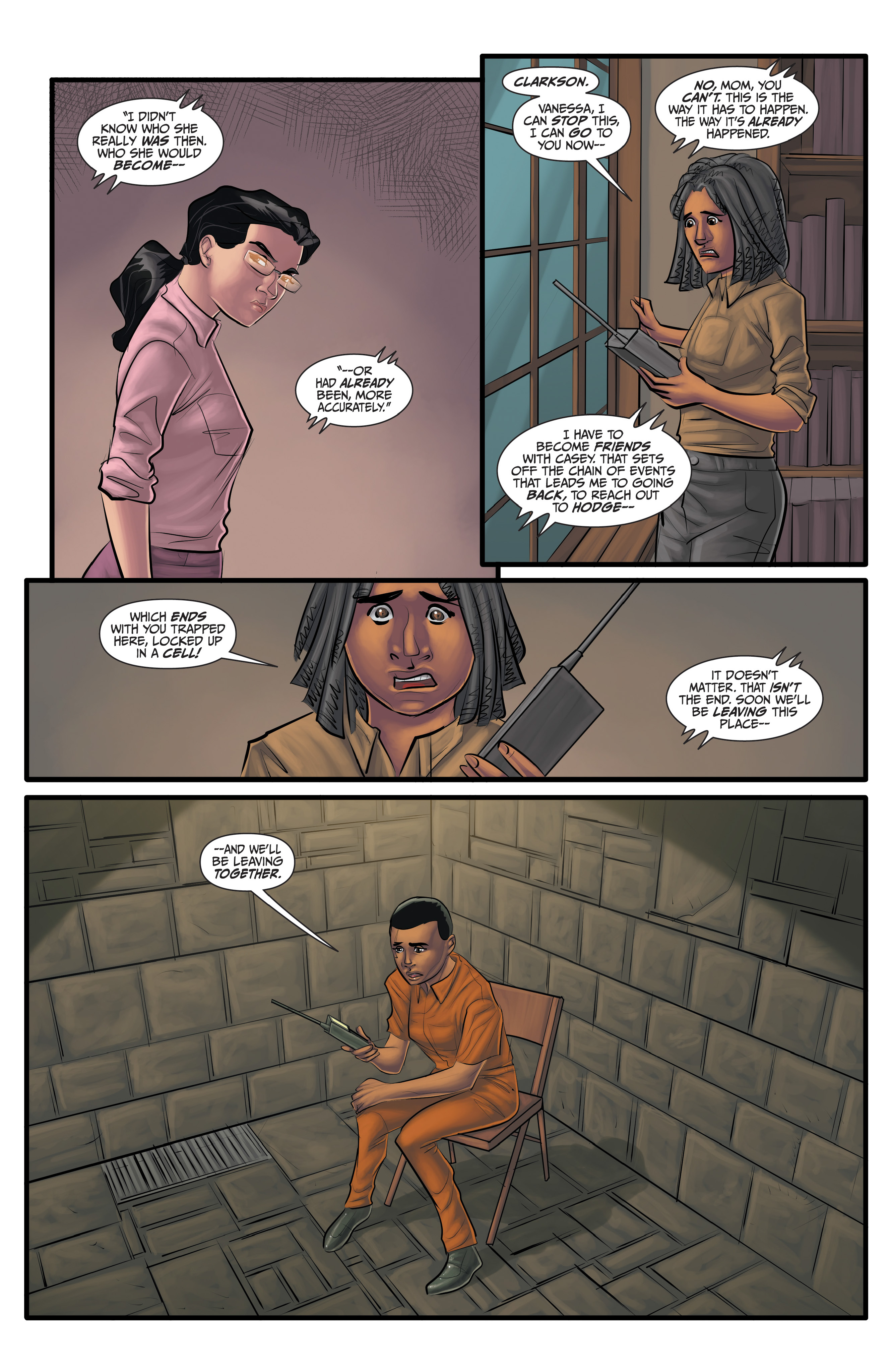 Read online Morning Glories comic -  Issue #47 - 13