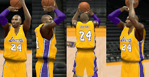 NBA 2k14 All LA Lakers Jersey Patch Pack