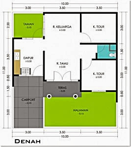 50+ Contoh Gambar Denah Rumah Minimalis Terbaru 2017 