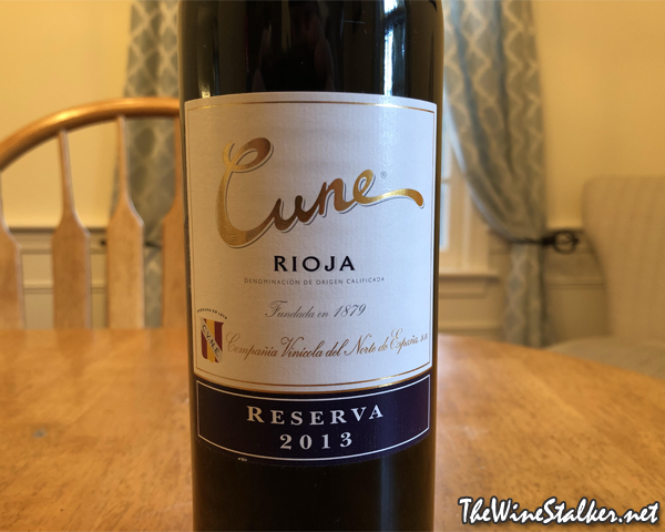 Wine Review Cvne Rioja Reserva 2013 The Wine Stalker