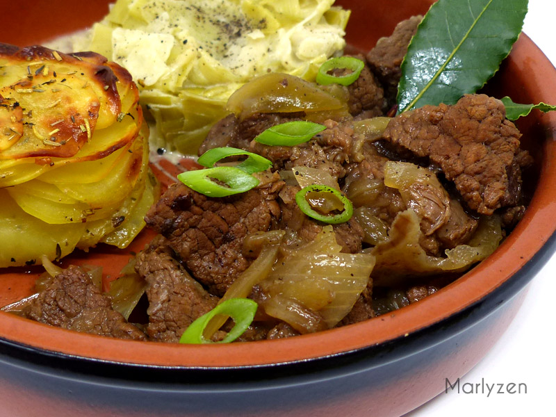 Carbonade Flamande Et Mille Feuilles De Pommes De Terre Marlyzen Cuisine Revisitee