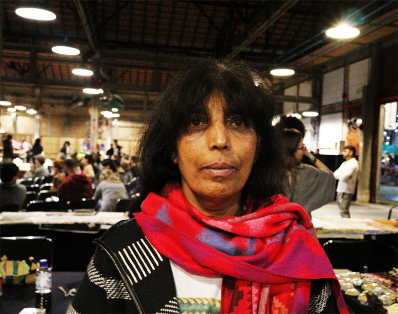 Líder guarani jaraguense, Sônia Barbosa, no evento Tepi. Foto: Marinaldo Gomes Pedrosa Líder guarani jaraguense, Sônia Barbosa, no evento Tepi. Foto: Marinaldo Gomes Pedrosa