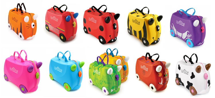 Trunki, las maletas más originales divertidas para los viajeros - Con los niños en la mochila