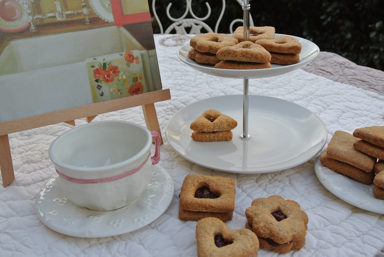 biscotti con infuso di ribes nero ginseng e vaniglia