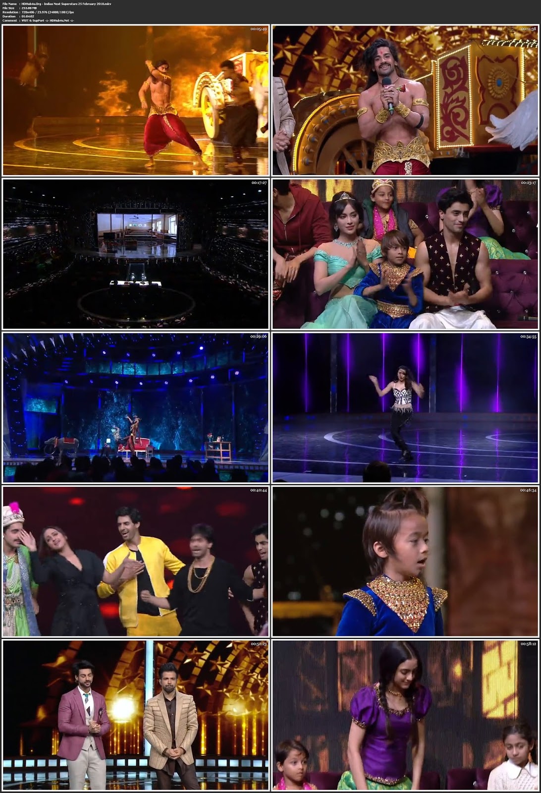 Indias Next Superstars 25th February 2018 HDTV 480p 250MB Download