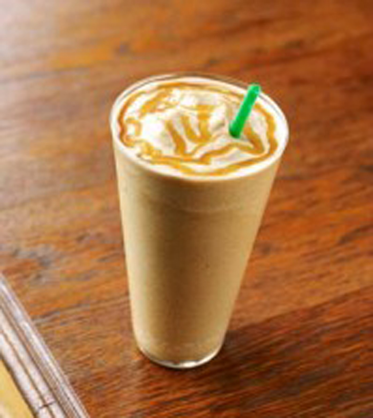 Caramel Frappuccino Light Blended Coffee.
