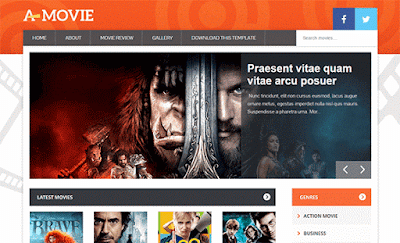 Movie - Blogger template image