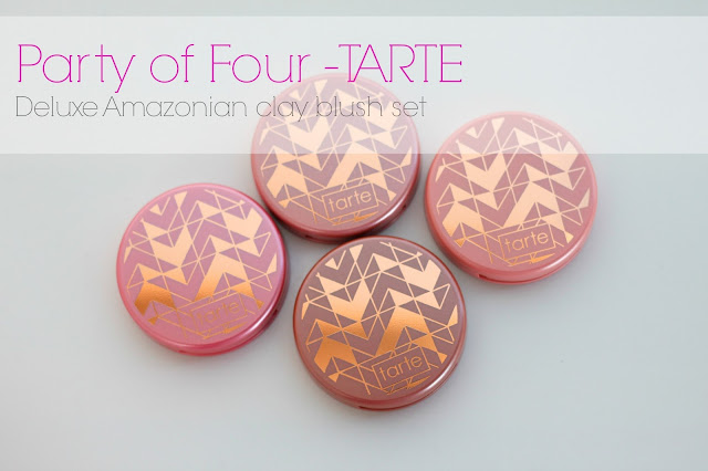Party four Tarte| Nuevos coloretes neceser