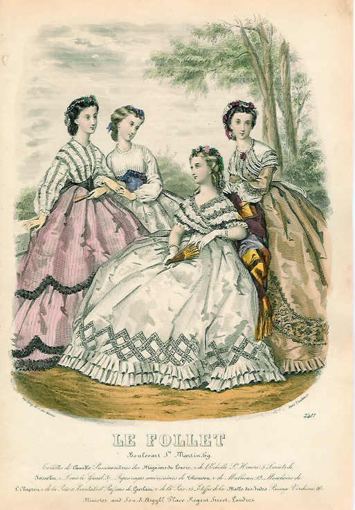 The Story of a Seamstress: 1860s White Shirred Bodice