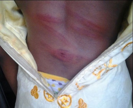 Incredible! Principal Strips Female Student N*ked and Batters Her Back in Lagos (Photos)