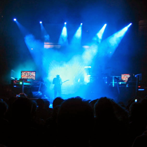 Edgar Froese avec Tangerine Dream au Royal Albert Hall de Londres en 2010 / photo S. Mazars