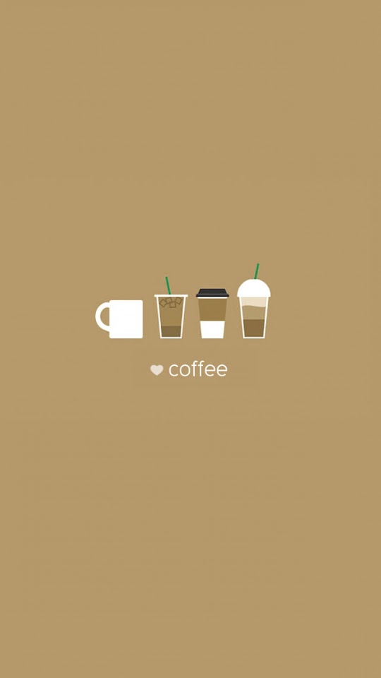 Coffee Cups Flat Minimal Illustration  Galaxy Note HD Wallpaper