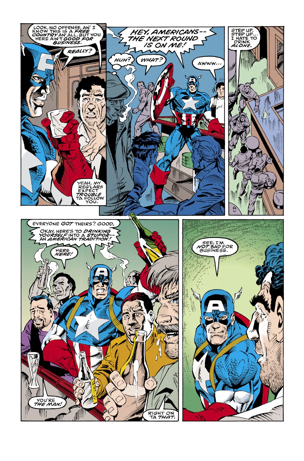 Read online Captain America (1968) comic -  Issue #425 - 10