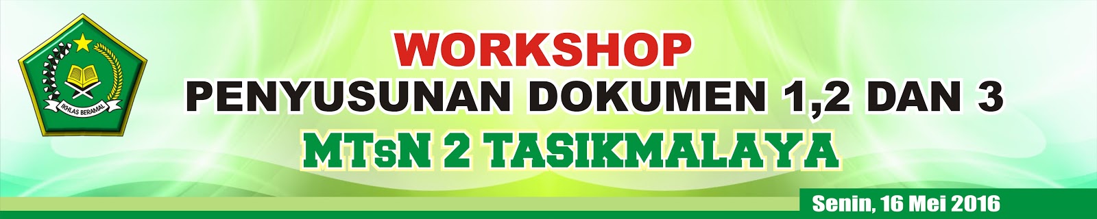 Download Contoh Spanduk Workshop.cdr  KARYAKU