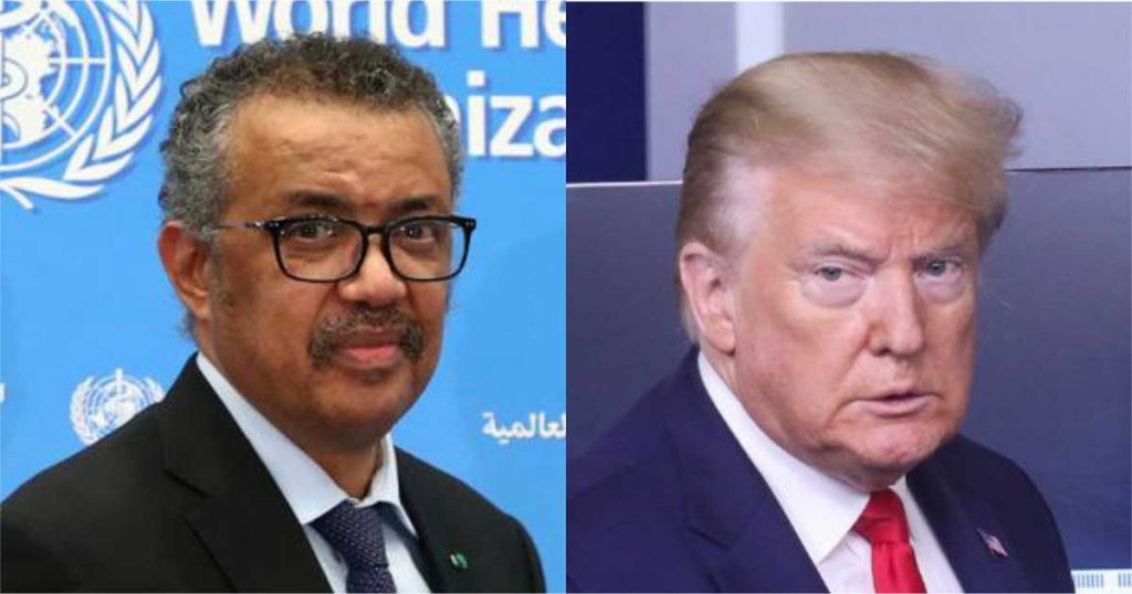 #EstadosUnidos se retira de la #OMS: #Trump notifica oficialmente a #NacionesUnidas de la salida de su país #EstadosUnidos se retira de la #OMS: #Trump notifica oficialmente a #NacionesUnidas de la salida de su país
