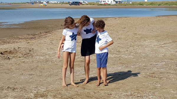 Camiseta estrella handmade