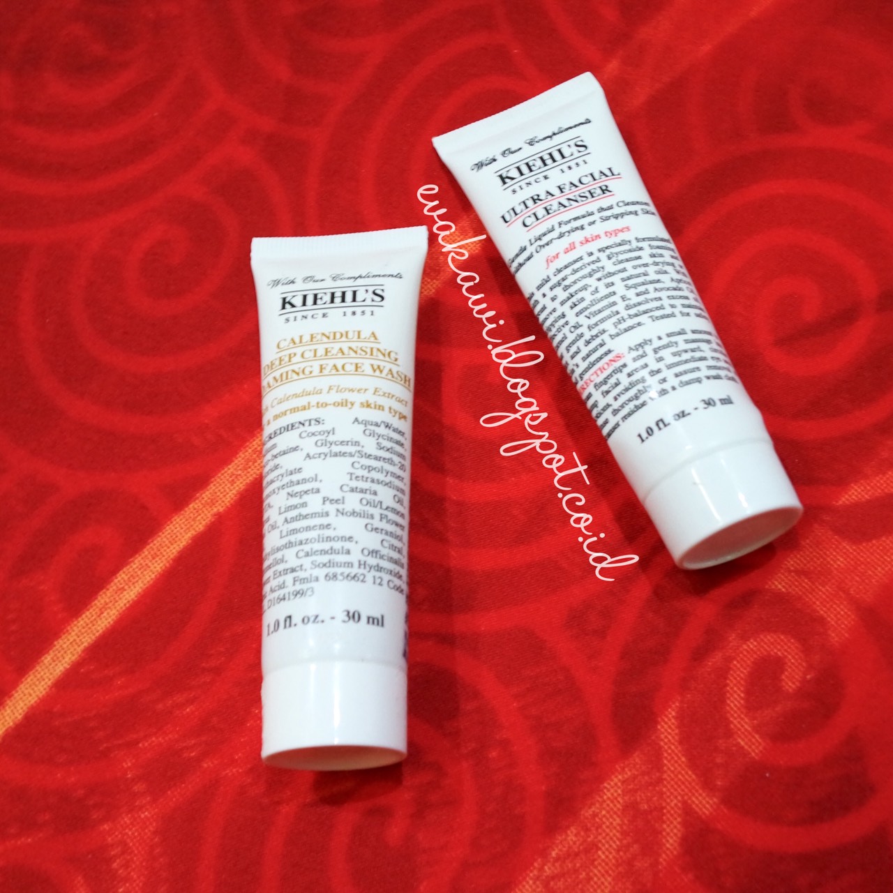 Eva Kawi [ REVIEW10 ] KIEHL'S ULTRA FACIAL FOAM CLEANSER & CALENDULA DEEP CLEANSING FOAMING